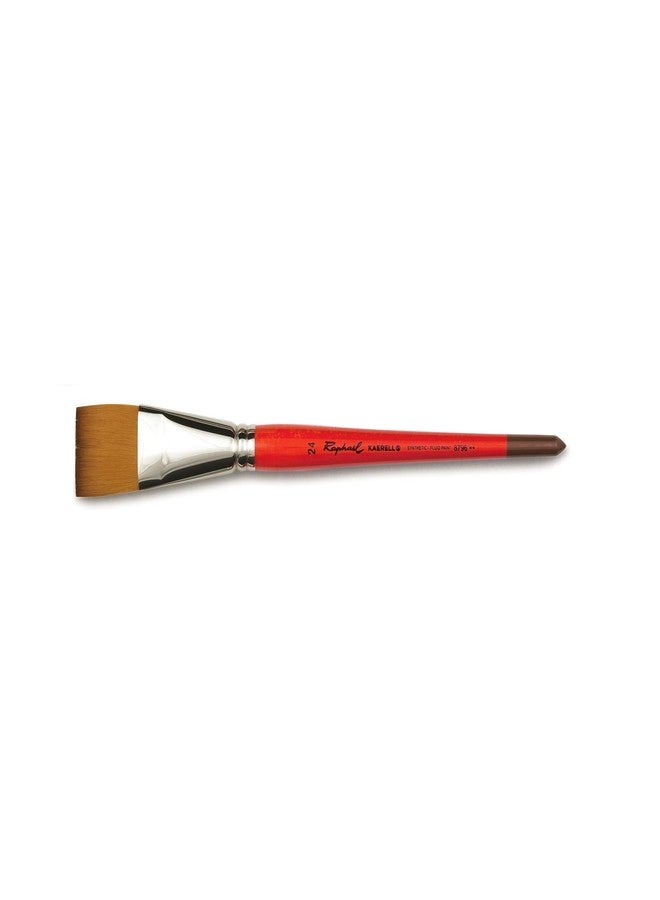 Raphael Kaerell Synthetic Watermedia Brush, Series 8796, Flat, (No 24)